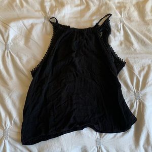 Black Halter Tank Top
